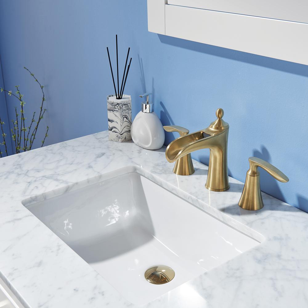 36" Single Bathroom Vanity Set in White with Mirror
