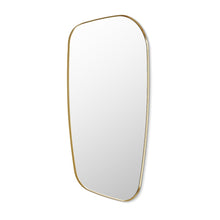 26"x48" Novelty Aluminum Framed in Brushed Gold Modern Bathroom Wall Mirror