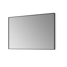 Sassi 48" Rectangle Bathroom/Vanity Matt Black Aluminum Framed Wall Mirror