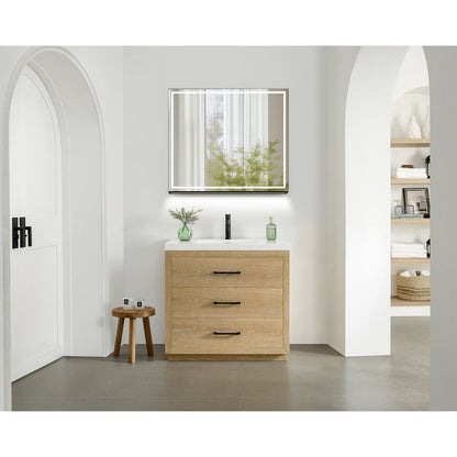 32"x28" Rectangular Frameless Surface-Mount Medicine Cabinet