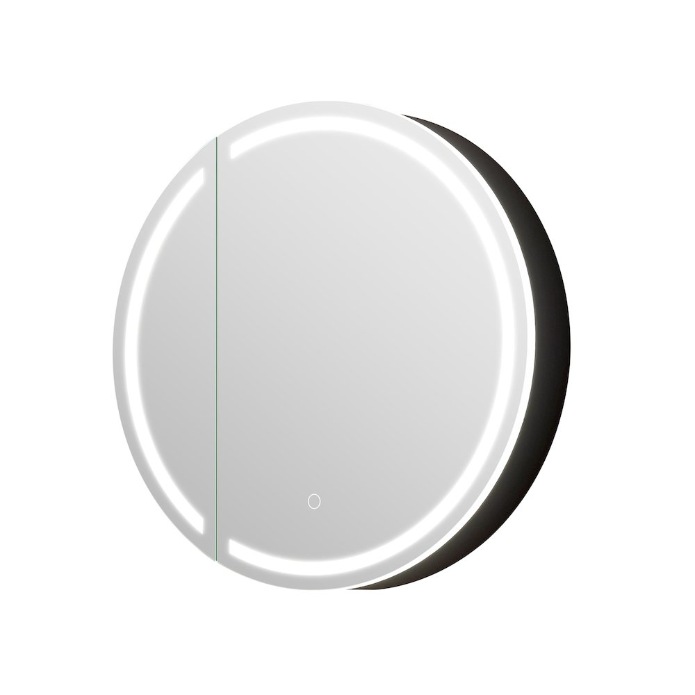 24x24" Round Frameless Surface-Mount Medicine Cabinet