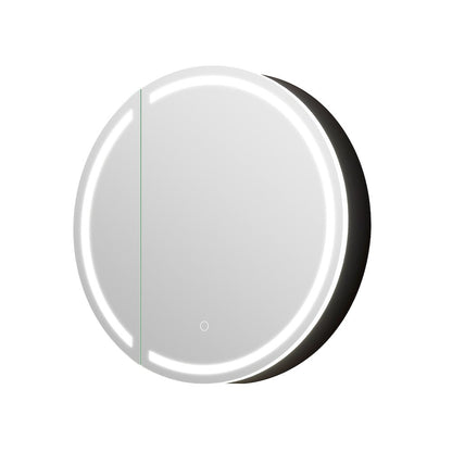 24x24" Round Frameless Surface-Mount Medicine Cabinet