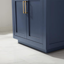 30" Single Bathroom Vanity Set in Royal Blue without Mirror