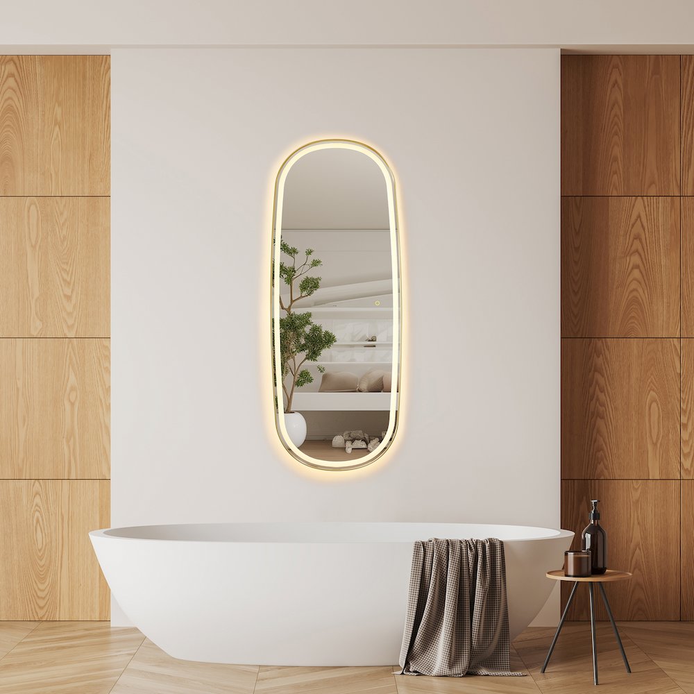 26"x65" Rectangular Anti-Fog Dimmable Modern Bathroom/Dressing