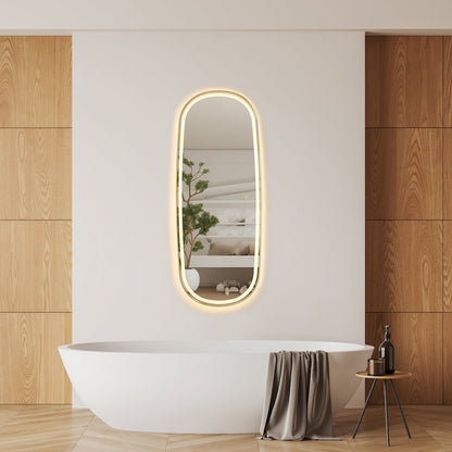26"x65" Rectangular Anti-Fog Dimmable Modern Bathroom/Dressing