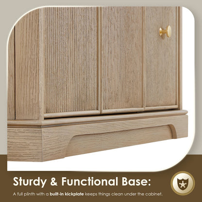 72" Double Bathroom Vanity in Natural Oak with Engineered Stone Countertop