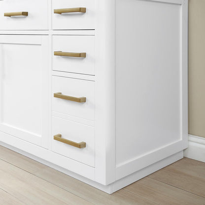 42" Single Bathroom Vanity in White without Mirror