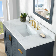 42" Single Bathroom Vanity Set in Classic Blue without Mirror