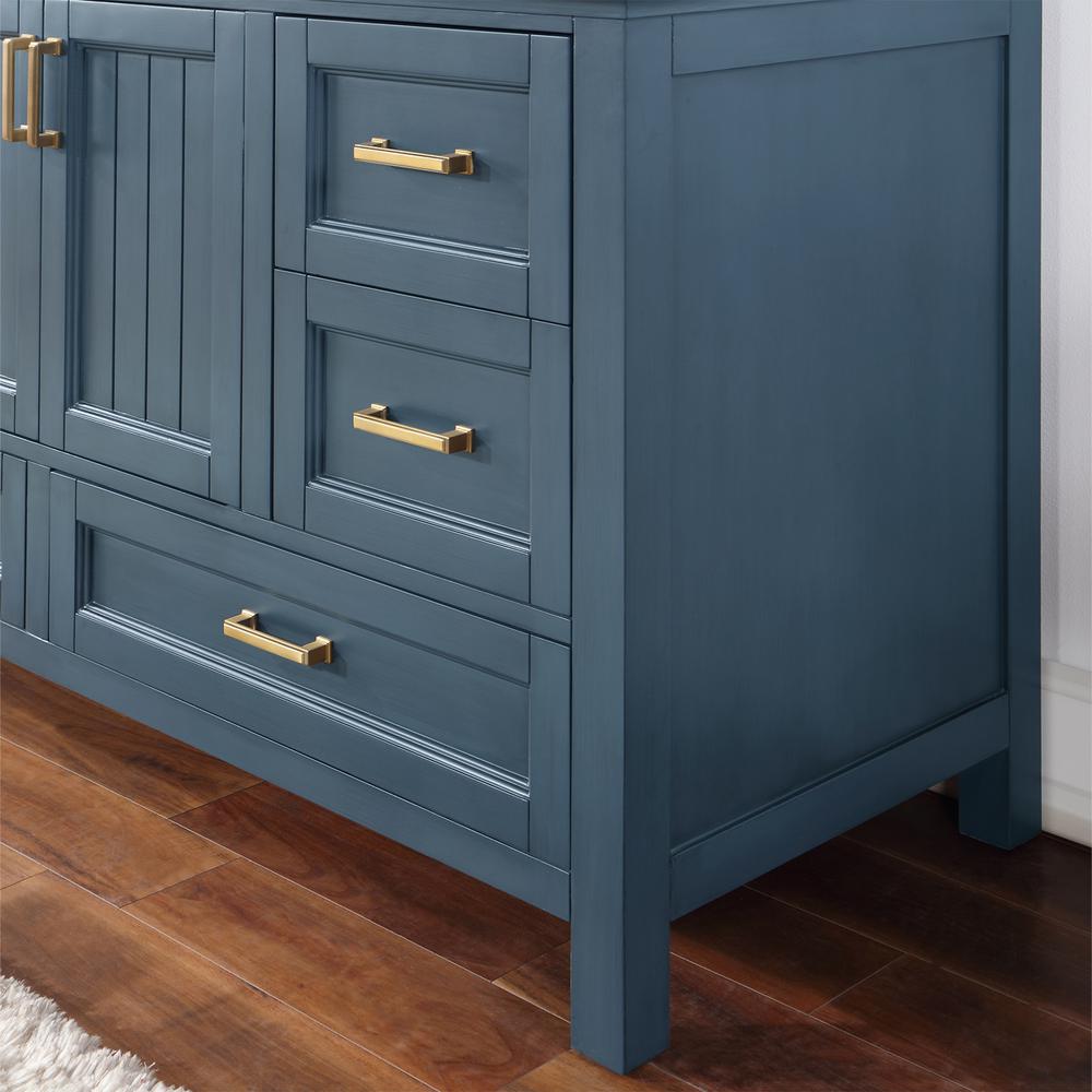 60" Single Bathroom Vanity Set in Classic Blue without Mirror