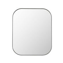36x30" Rectangular Aluminum Framed in Gunmetal Modern Bathroom Wall Mirror