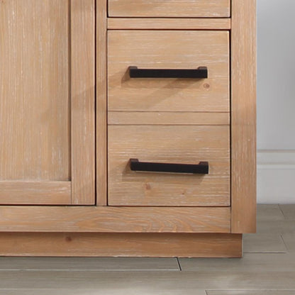 48" Single Bathroom Vanity in Light Brown without Mirror