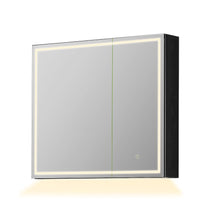 32"x28" Rectangular Frameless Surface-Mount Medicine Cabinet