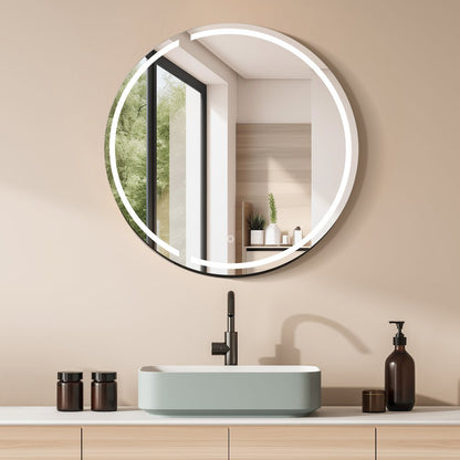 32x32" Round Frameless Surface-Mount Medicine Cabinet