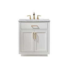 30" Single Bathroom Vanity Set in White without Mirror