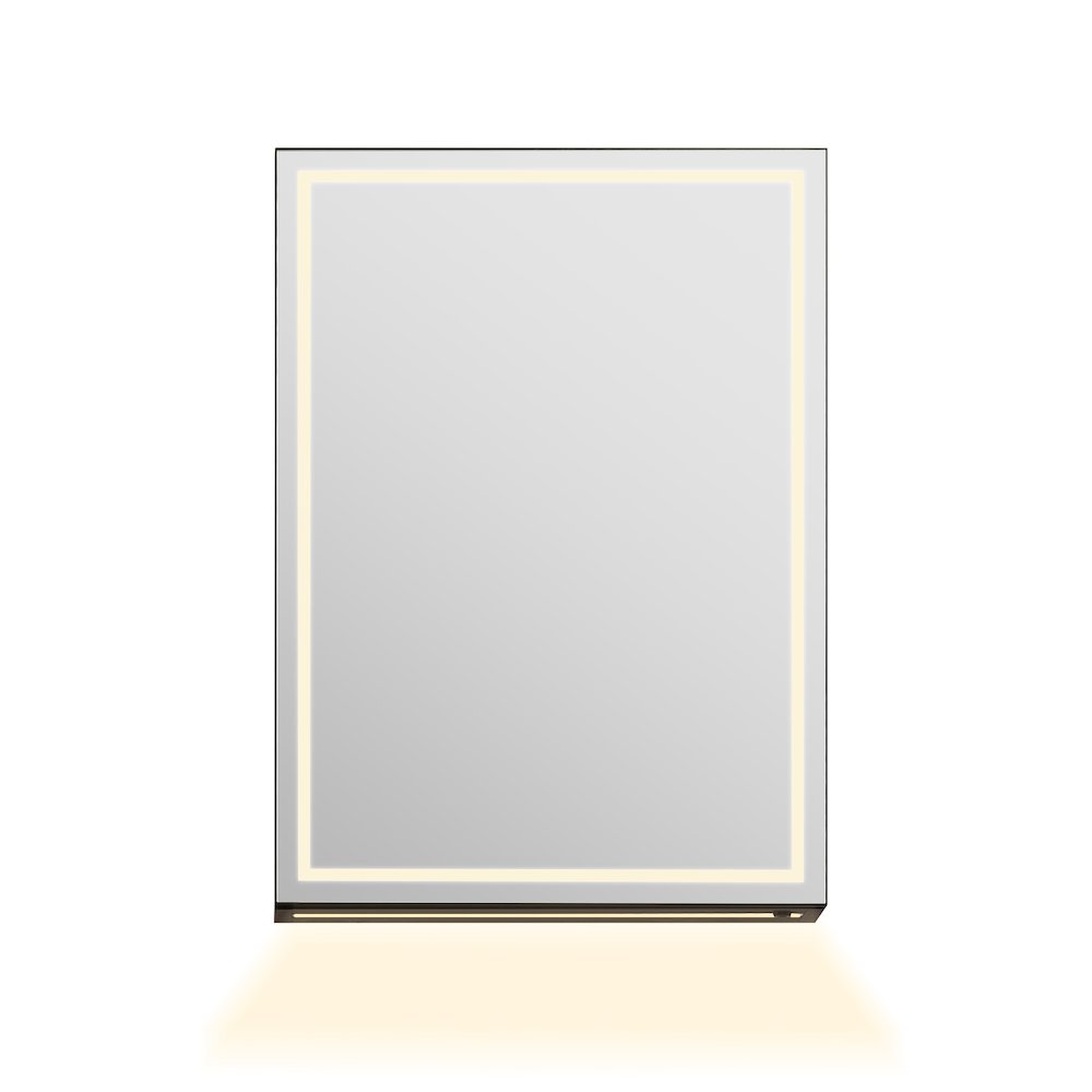 20"x28" Rectangular Frameless Surface-Mount Medicine Cabinet