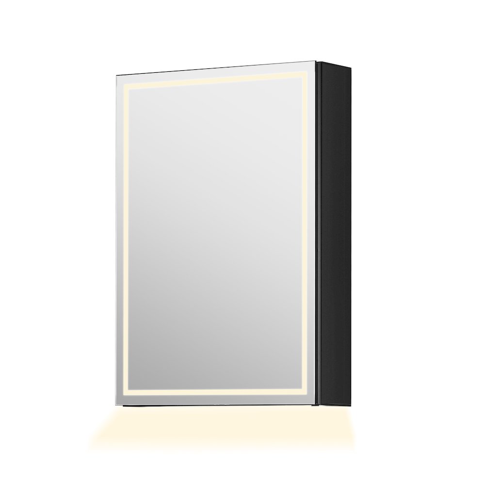 20"x28" Rectangular Frameless Surface-Mount Medicine Cabinet
