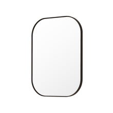24x32" Rectangular Aluminum Framed in Matte Black Modern Bathroom Wall Mirror