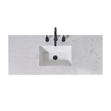 48. in Composite Stone Vanity Top in Aosta White Apron with White Sink