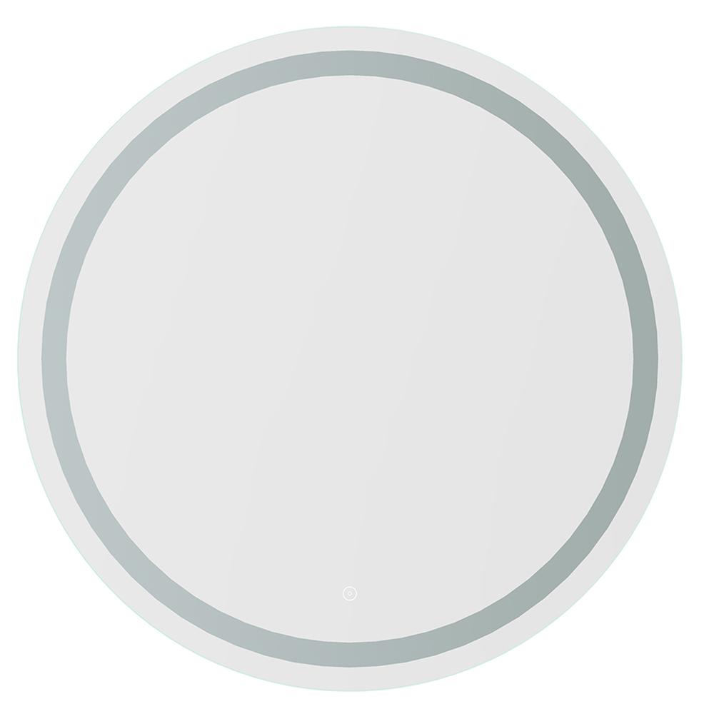 Padova 32” Round  Frameless Modern LED Bathroom Vanity Mirror