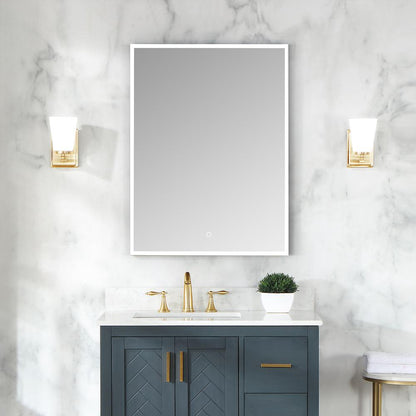 Frameless Surface-Mount/Recessed LED Lighted Bathroom Medicine Cabinet