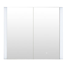 36"x32" Rectangular Bathroom Aluminum Mirror Medicine Cabinet