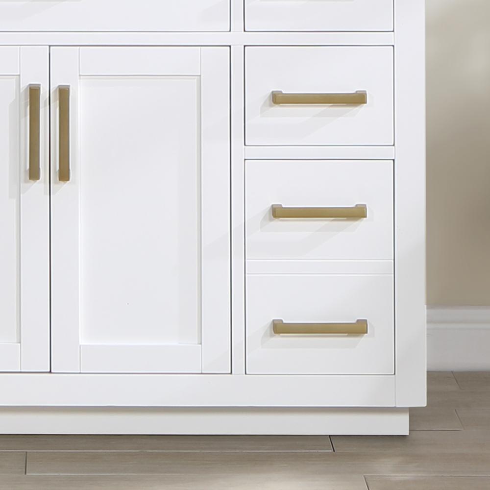 48" Single Bathroom Vanity in White without Mirror