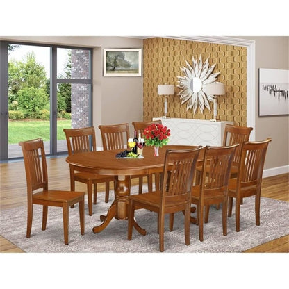 9  PC  Dining  room  set  for  8-Dining  Table  with  8  Dining  Chairs