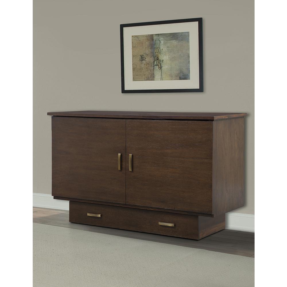Pekoe Queen Size Cabinet Bed