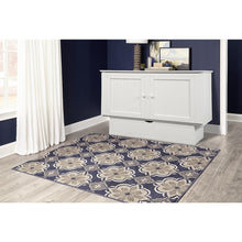 Cottage White Cabinet Bed