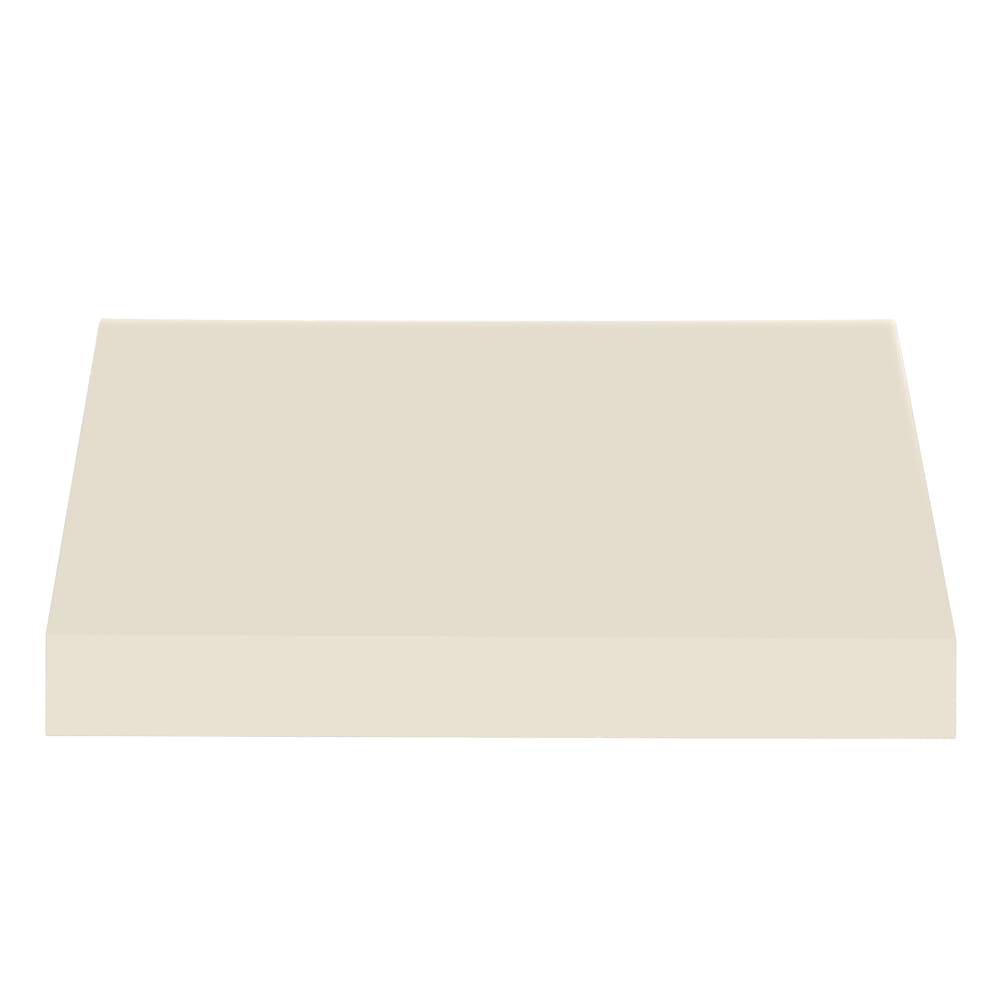 Awntech 6.375 ft New Yorker Fixed Awning Acrylic Fabric, Linen