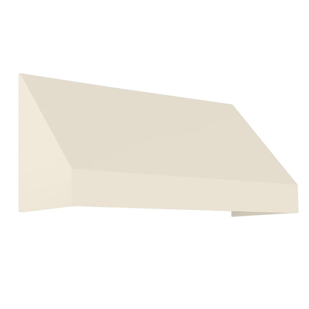 Awntech 6.375 ft New Yorker Fixed Awning Acrylic Fabric, Linen