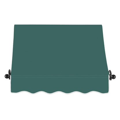 Awntech 4.375 ft Charleston Fixed Awning Acrylic Fabric, Forest