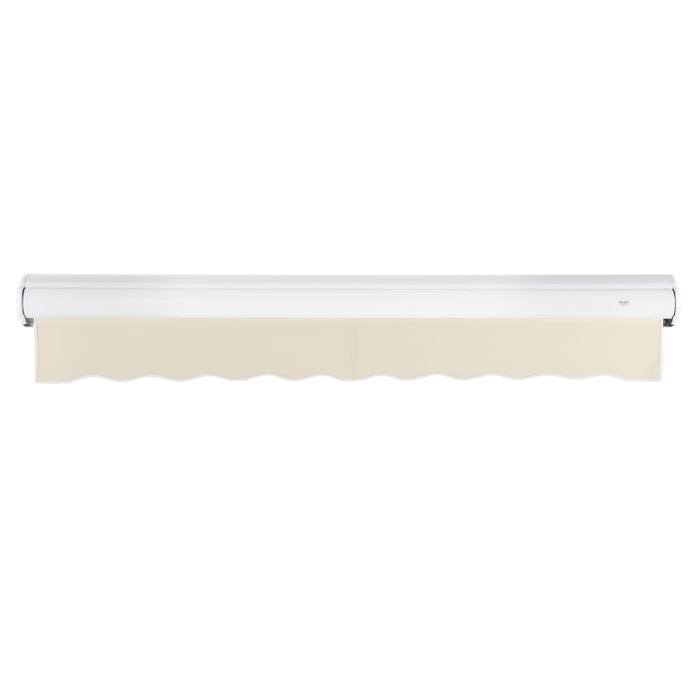 16' x 10' Full Cassette Manual Patio Retractable Awning Acrylic Fabric, Linen