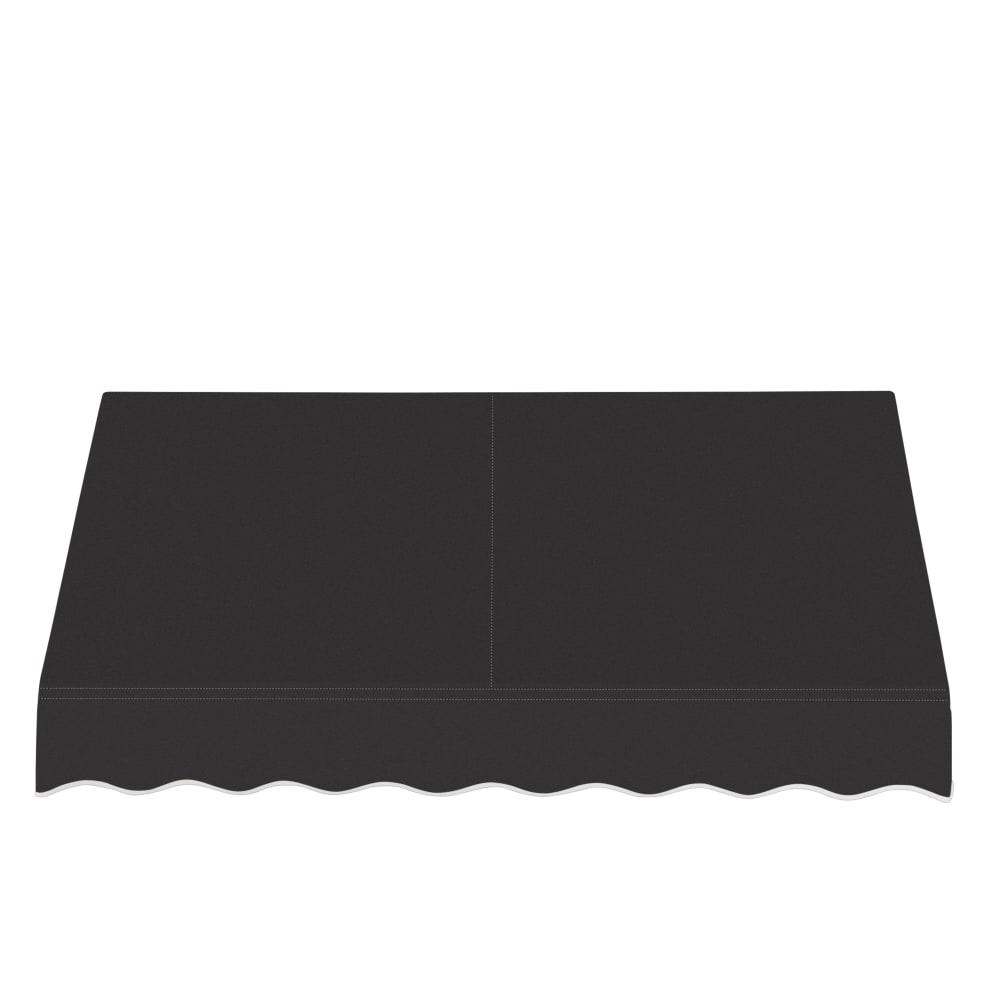 Awntech 7.375 ft San Francisco Fixed Awning Acrylic Fabric, Black
