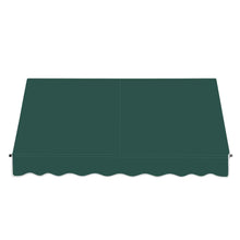 Awntech 8.375 ft Santa Fe Fixed Awning Acrylic Fabric, Forest