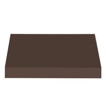 Awntech 10.375 ft New Yorker Fixed Awning Acrylic Fabric, Brown