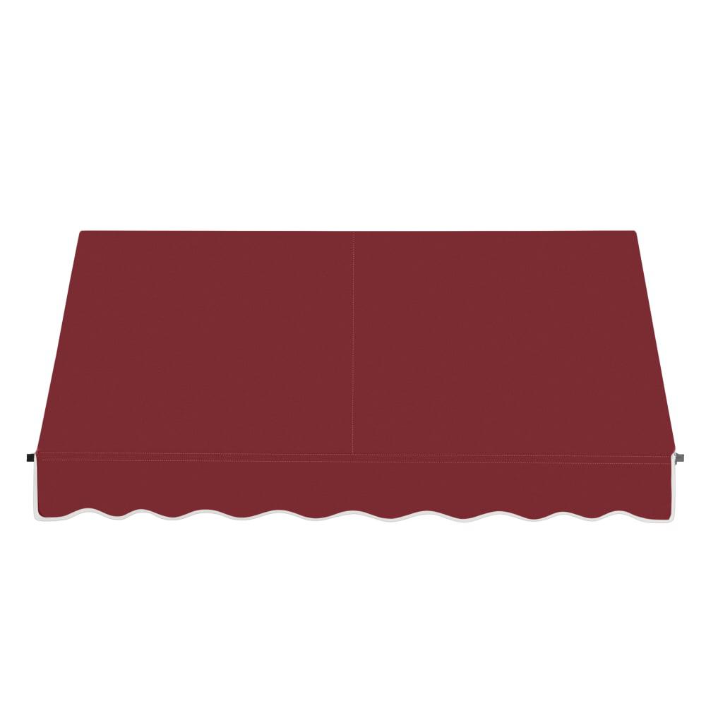 Awntech 8.375 ft Santa Fe Fixed Awning Acrylic Fabric, Burgundy