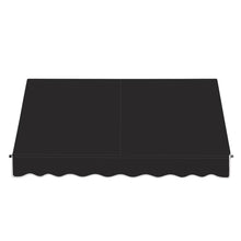 Awntech 8.375 ft Santa Fe Fixed Awning Acrylic Fabric, Black