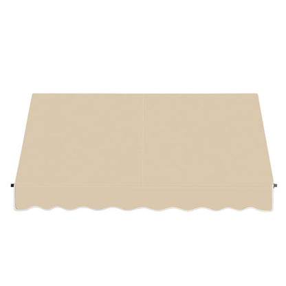 Awntech 8.375 ft Santa Fe Fixed Awning Acrylic Fabric, Tan