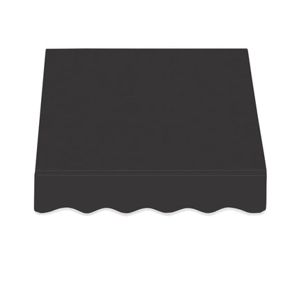 Awntech 3.375 ft San Francisco Fixed Awning Acrylic Fabric, Black