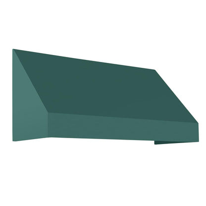 Awntech 10.375 ft New Yorker Fixed Awning Acrylic Fabric, Forest