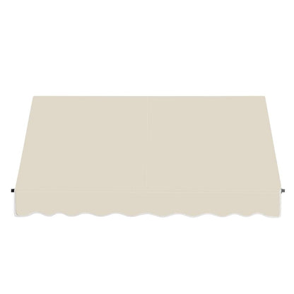 Awntech 8.375 ft Santa Fe Fixed Awning Acrylic Fabric, Linen