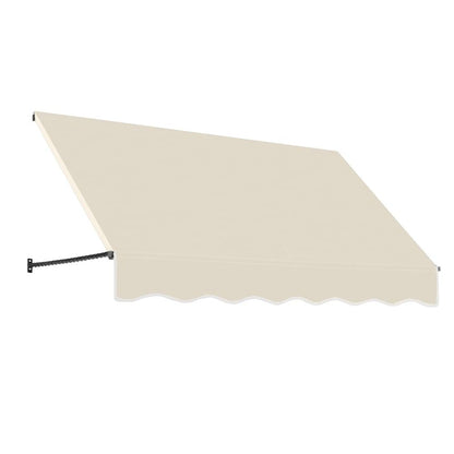 Awntech 5.375 ft Santa Fe Fixed Awning Acrylic Fabric, Linen