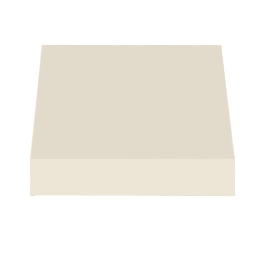 Awntech 4.375 ft New Yorker Fixed Awning Acrylic Fabric, Linen