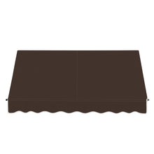 Awntech 8.375 ft Santa Fe Fixed Awning Acrylic Fabric, Brown