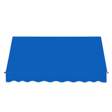 Awntech 8.375 ft Santa Fe Fixed Awning Acrylic Fabric, Bright Blue