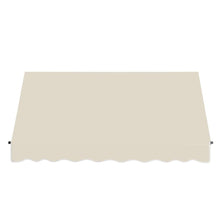 Awntech 8.375 ft Santa Fe Fixed Awning Acrylic Fabric, Linen