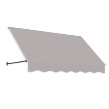 Awntech 8.375 ft Santa Fe Fixed Awning Acrylic Fabric, Gray