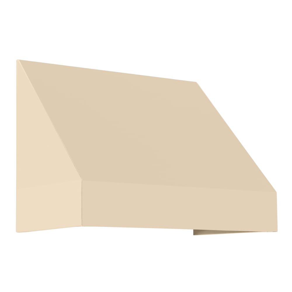Awntech 4.375 ft New Yorker Fixed Awning Acrylic Fabric, Tan