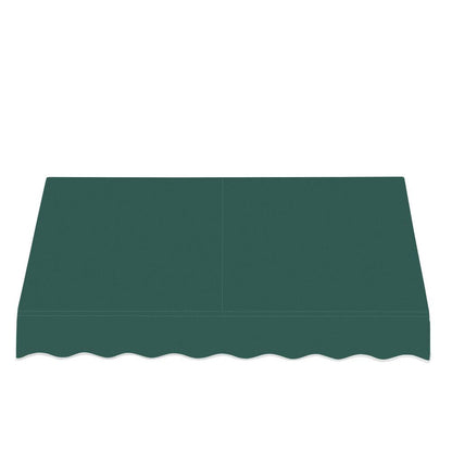 Awntech 10.375 ft San Francisco Fixed Awning Acrylic Fabric, Forest